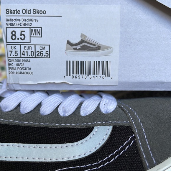 Vans Men’s Skate Old Skool 
Reflective Black/Grey
VN0A5FCBN42
Sneakers - Picture 16 of 16